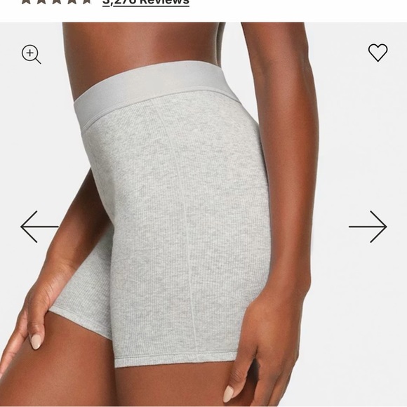 SKIMS Ribbed boxers - Picture 3 of 5